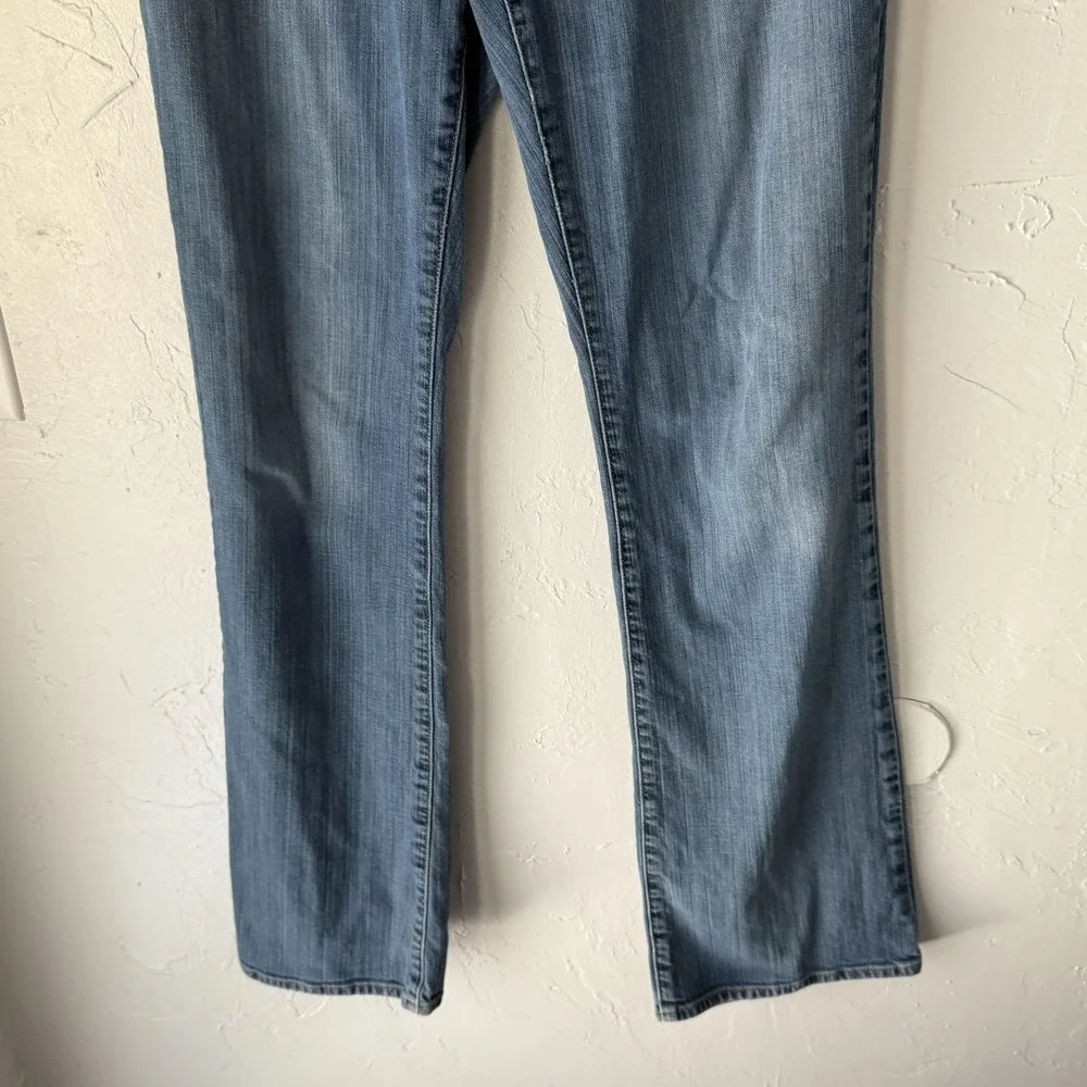 Eddie Bauer Jeans Y2k 12L Blue Bootcut Stretch Denim Five‎ Pocket Tall